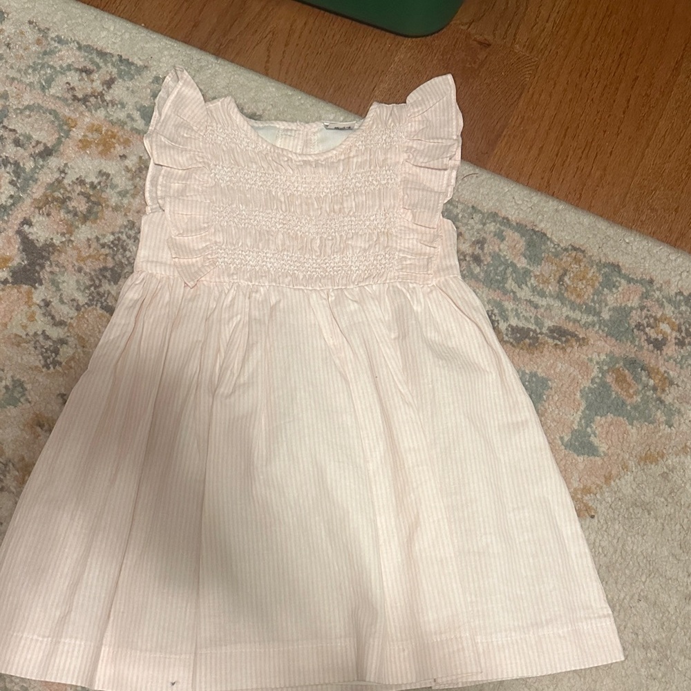 Edgehill Collection Soft Pink Ruffle Dress